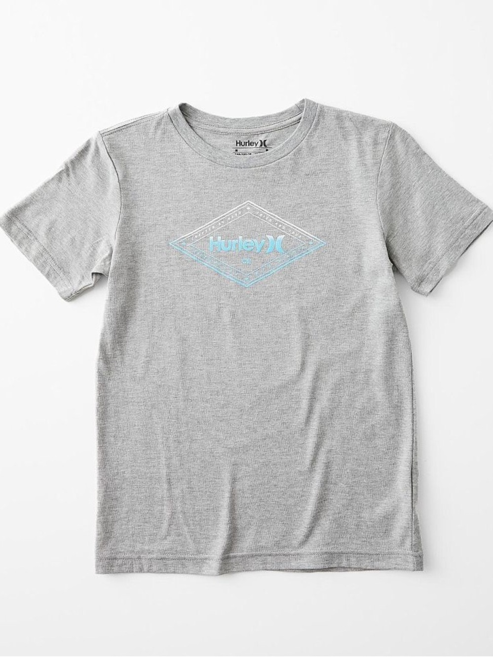 Hurley Boy's Wayward Tide T-Shirt Grey Heather Size XL NEW Buckle Exclusive - Picture 2 of 16